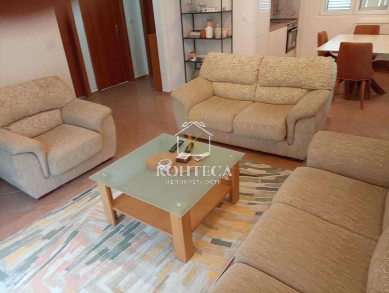 Two-bedroom apartment 72m2 near the center of Tivat.